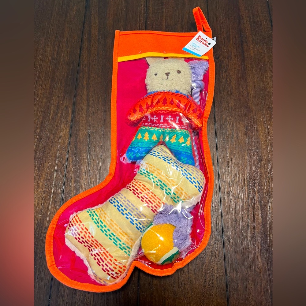 Boots & Barley Medium/Large Stocking & Toy Set